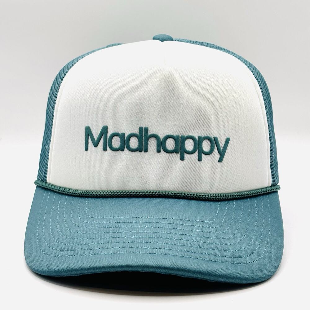Madhappy Trucker Hat - Green and White